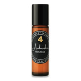 Amberkleurige roll-on parfumfles met zwarte dop voor Arabische Parfum Parfumolie NR. 4